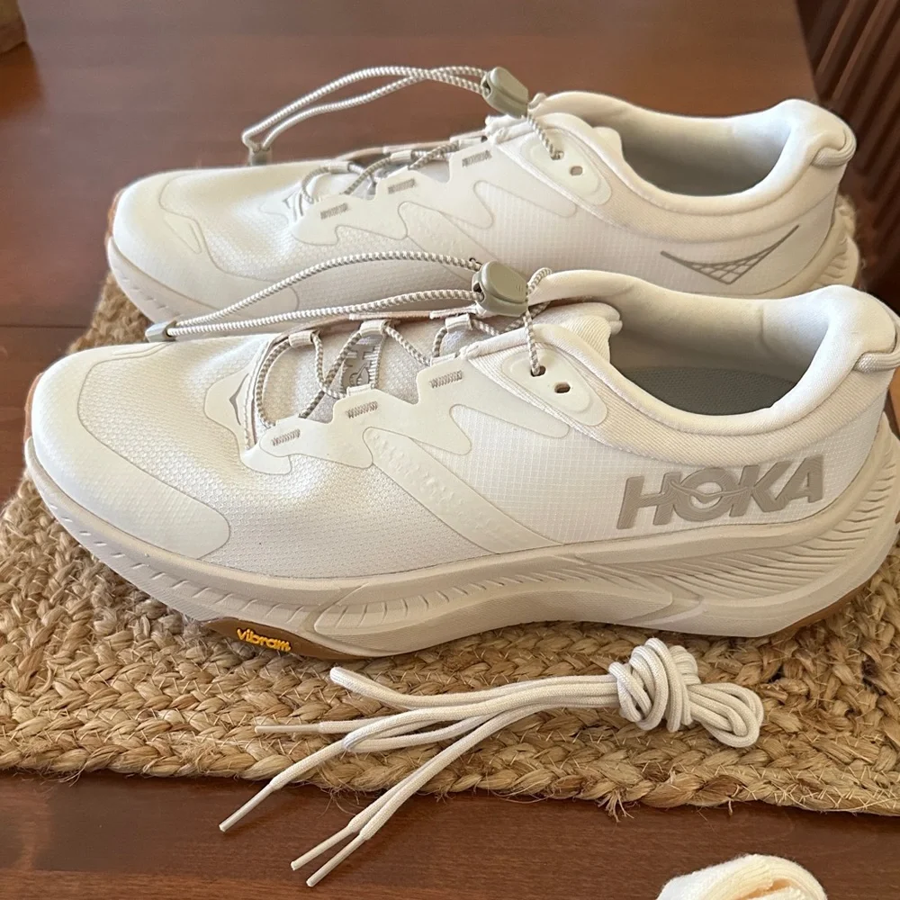 Hoka Off-White Lace-Up Sneakers - Picture 2 of 7